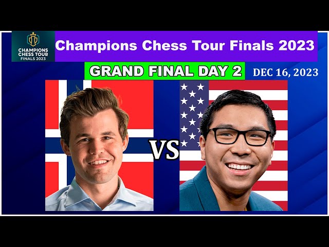 Champions Chess Tour FINALS 2023 - Dia 8 - GRANDE FINAL / Magnus CARLSEN x  Wesley SO 