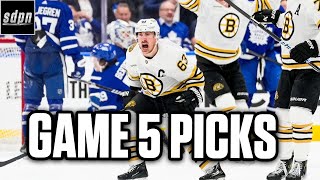 Maple Leafs vs Bruins & Other Game 5 Previews   NFL Draft Recap | Drew & Stew