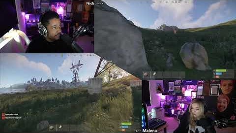 nmplol and malena first on OTV rust server