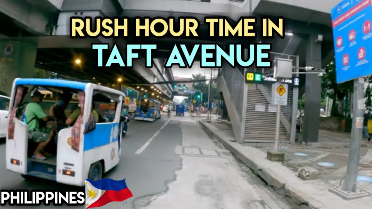 Bustling Place in Manila Taft Avenue Philippines tour [ 4K ] YouTube