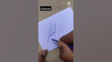 Kainat signature | sign | handwriting