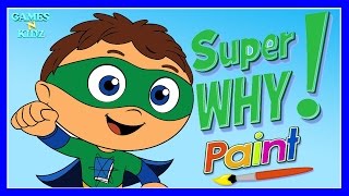 Super Why Paint - Children's Color/Painting Games - Super Why Coloring Book App For Kids screenshot 4