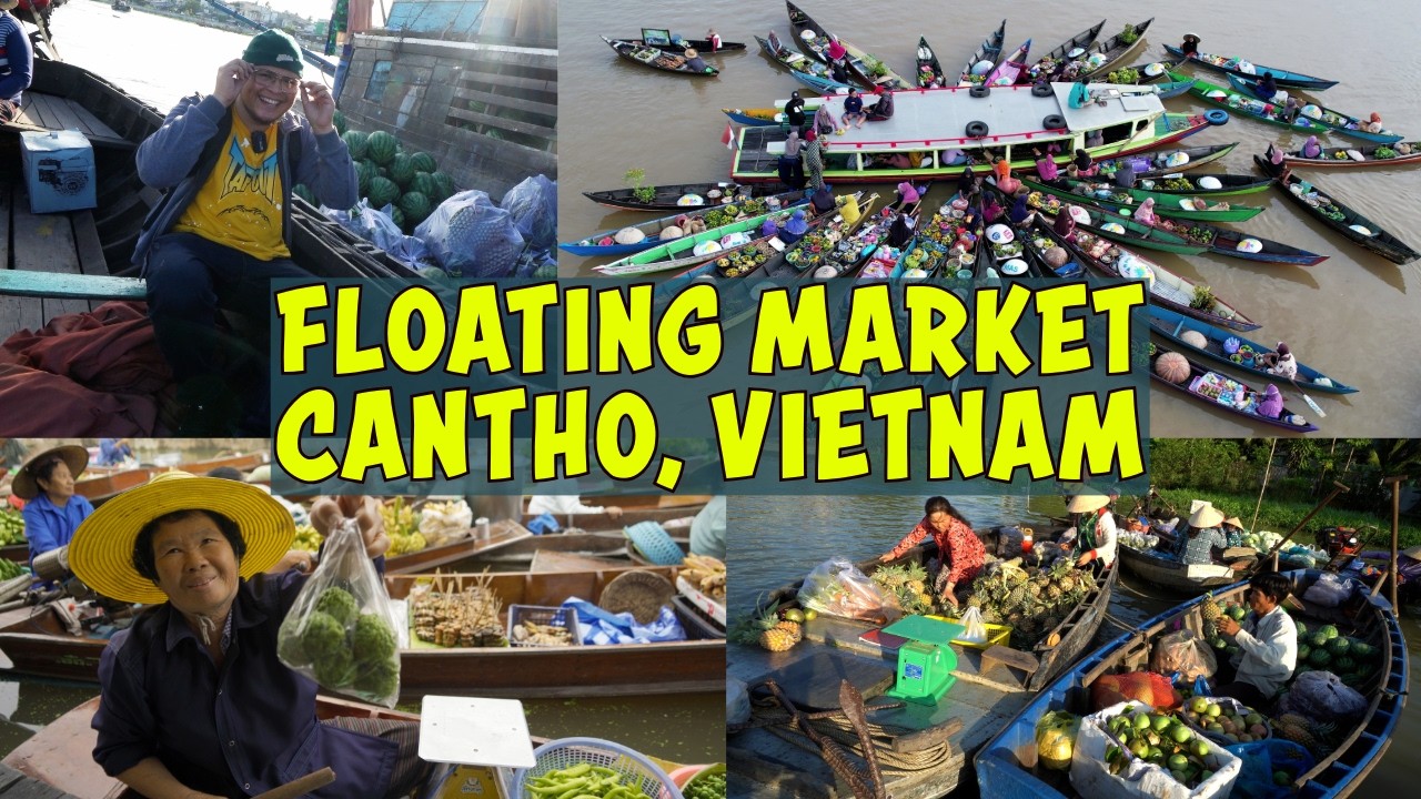 Floating Market, Transporting Farm Produce Through the Mekong River