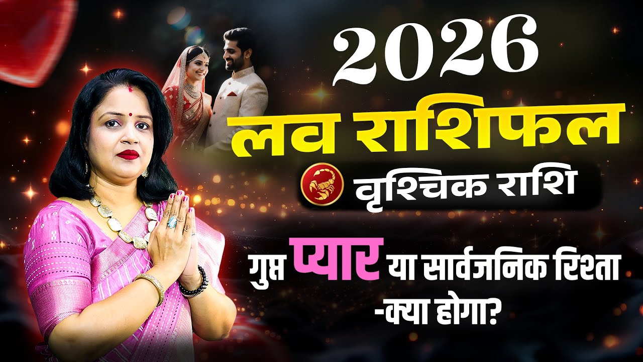 वृश्चिक वार्षिक प्रेम राशिफल 2026 | Scorpio Love Yearly Predictions | Vrishchik 2026 Love Rashifal