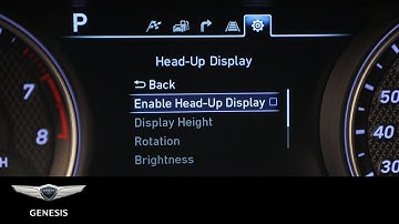 Head-Up Display | Genesis G70 | How-To | Genesis USA