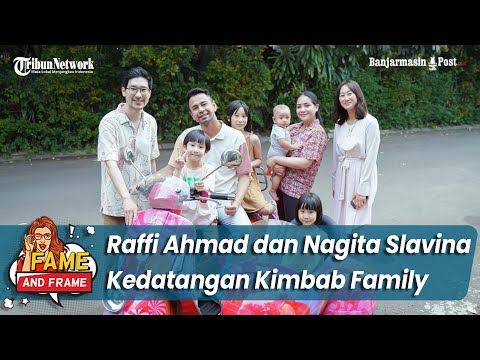Kunjungi Rumah Raffi Ahmad dan Nagita Slavina, Kimbab Family Bawakan Oleh oleh Hanbok untuk Rayyanza