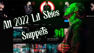 All Snippets from Lil Skies 2022 (UNRELEASED)