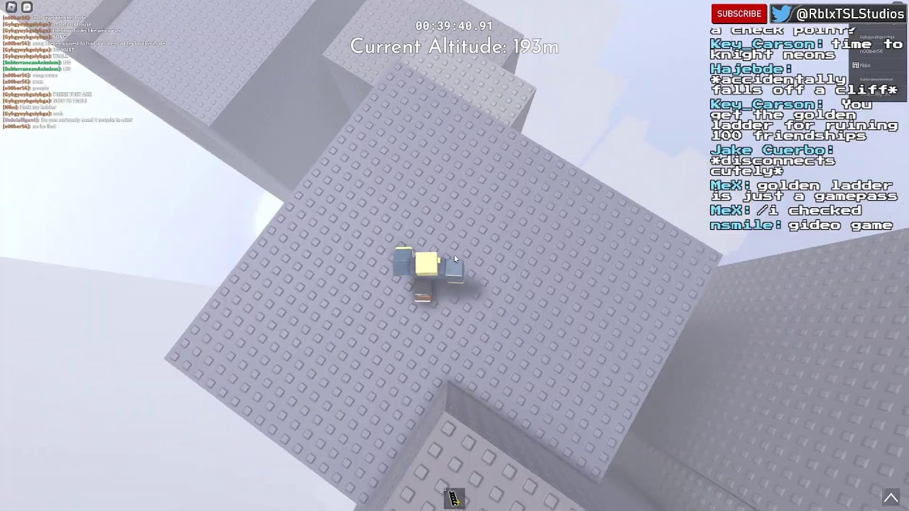 Struggling to get to the first campfire in Steep steps (Roblox) 