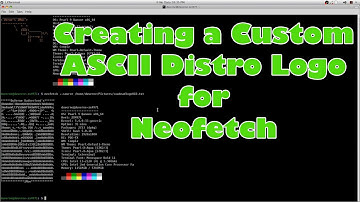 Creating custom ASCII Art Distro Logo for Use in Neofetch