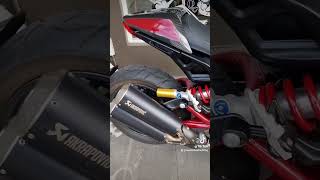 brutal sound of INDIAN FTR-R 😁😎 #shorts #indianftr #indianmotorcycle #akrapovic