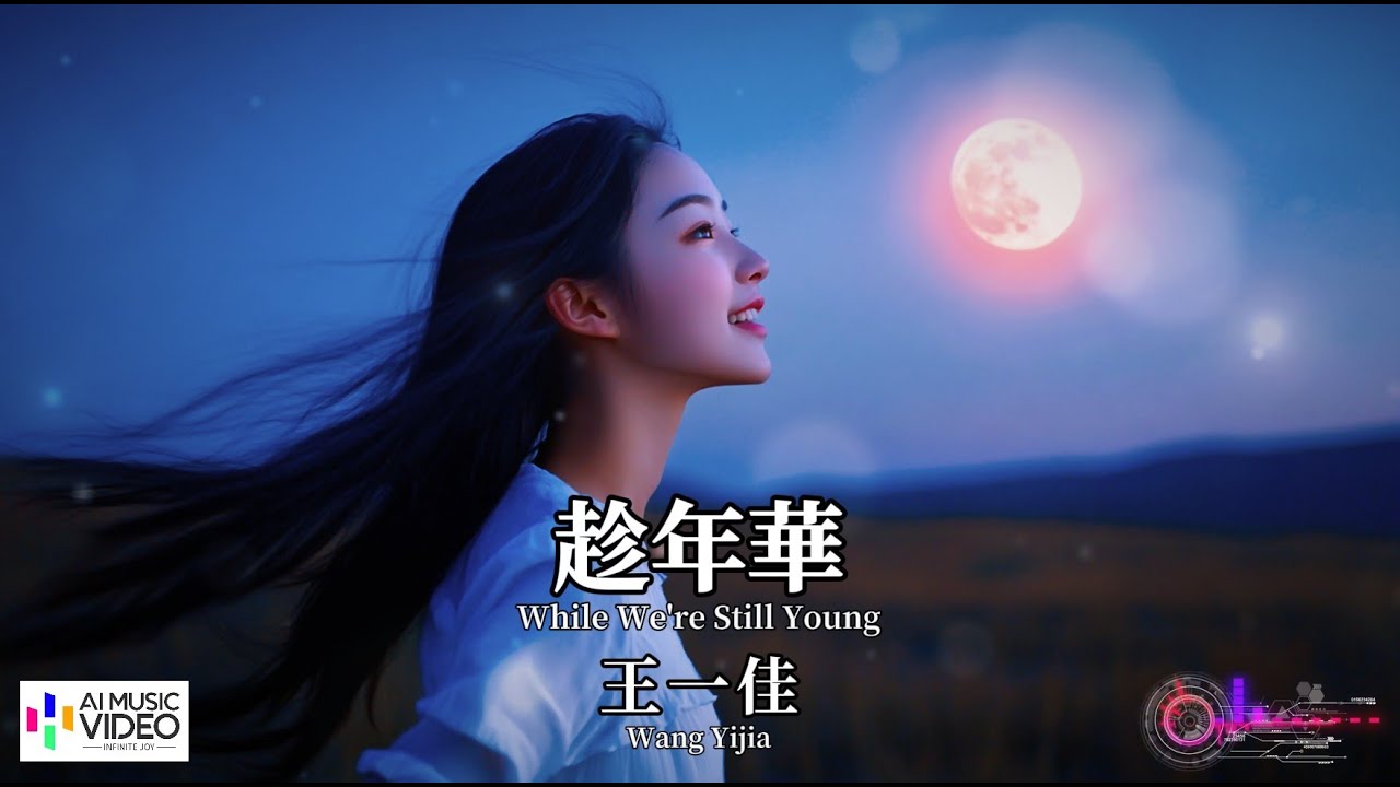 【高清MV】王一佳 - 趁年華【Pinyin + Eng Sub | AI音樂視頻 | 繁體拼音英文動態字幕】Wang Yijia 【王一佳 ...