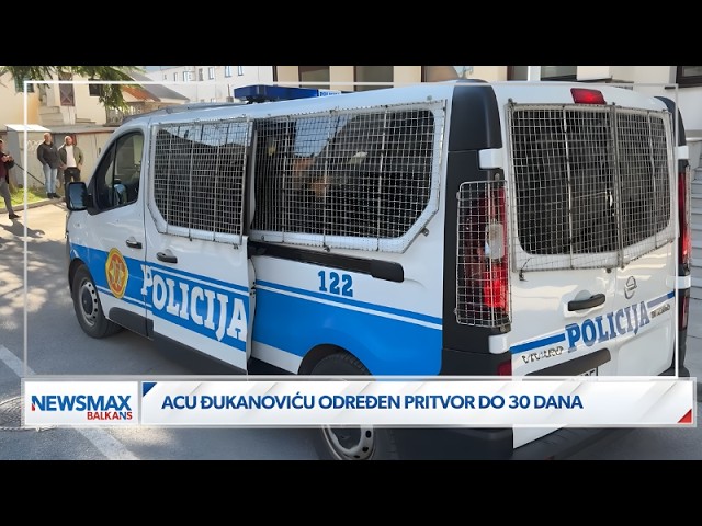 Biznismenu Acu Đukanoviću određen pritvor do 30 dana