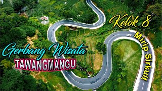 KELOK 8 Gerbang Wisata Tawangmangu, Mirip Sirkuit