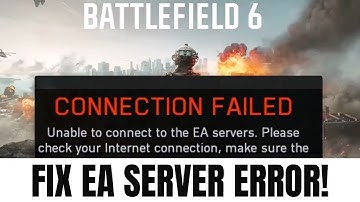 Battlefield 6: Fix "Unable to Connect to EA Servers" Error on PC (Fast & Easy)