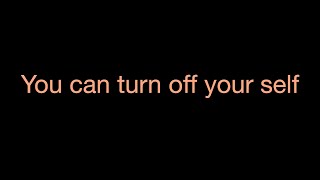 You can turn off your self - @lexfridman