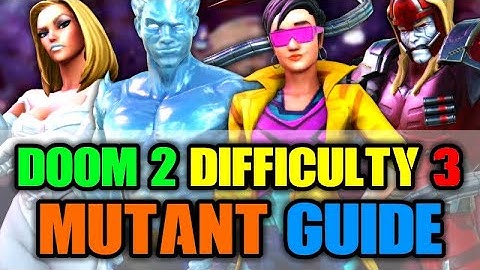 Doom 2.3 Mutant Lane | Step by Step Alternative Guide | Marvel Strike Force Raids | MSF