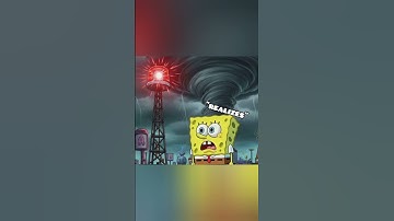 Thumbnail of POV SpongeBob the hacker  #spongebob #hacked someone hacked the tornado siren in my town💀🤣😭