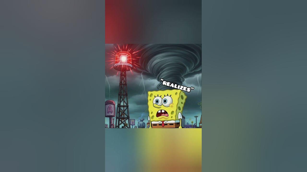 POV SpongeBob the hacker  #spongebob #hacked someone hacked the tornado siren in my town💀🤣😭
