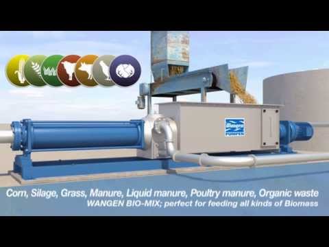 WANGEN BIO-MIX pump for anaerobic digestion substrates