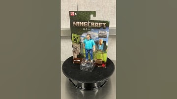 360 Degree View of Mattel Minecraft Movie Steve. #minecraft #minecraftmovie #minecraftsteve #mattel