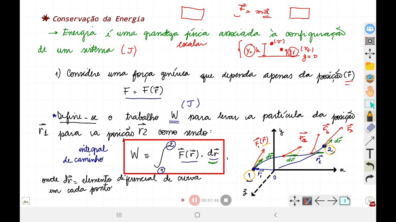 AULA 6 - Teorema Trabalho - Energia cinética - YouTube