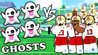 4 GHOSTS vs 12 PLAYERS in Ultimate Football!
