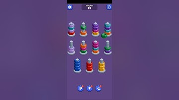 nut sort level 61 #nutsort #nutsortgame #games #gameplay