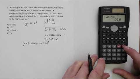 Exponential Functions #2 - Google Quiz