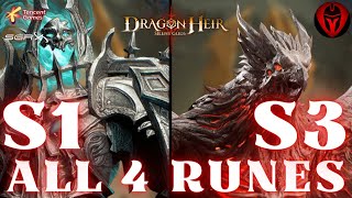 ✨🐉  Runes Mind SET For Improve Performance Gruentius & Fyre | Dragonheir: Silent Gods