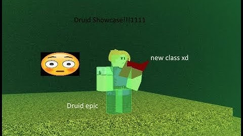 Druid SUPER CLASS showcase  (botanist showcase) || Rogue lineage