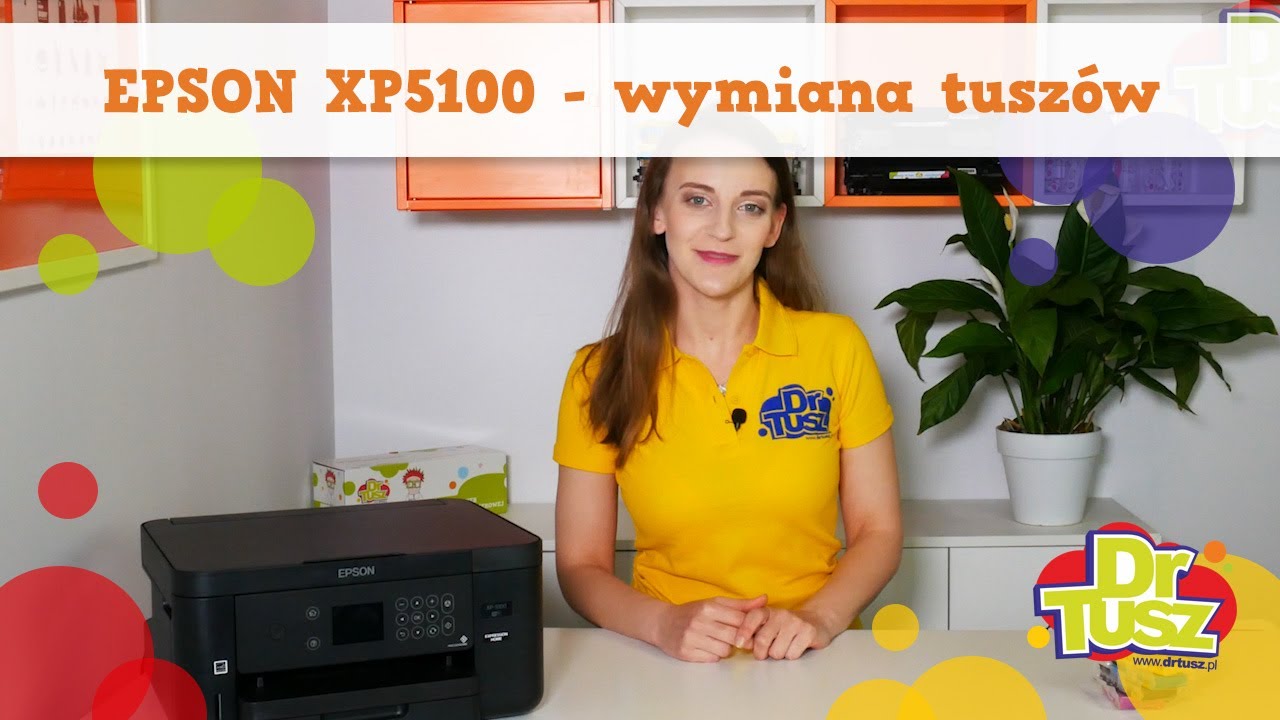 Drukarka Epson XP-5100 - jak wymienić tusz? | DrTusz.pl