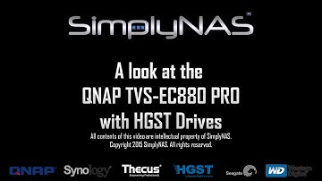 QNAP TVS-EC880 PRO with HGST Drives | SimplyNAS | The NAS Experts