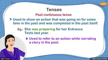 Grade 6 English - Tenses