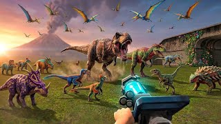 DINOSAUR ATTACK in Garry’s Mod! 🦖💥, Escaping the GIANT Dinosaur in GMod!, GMod T-Rex Ate Everyone 😂