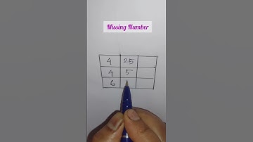 Missing Number #tranding #reasoning #tricks #math #education #ssc #cgl #shorts