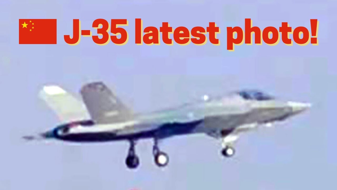 J-35 fighter latest photo! Has J-31/J-35 failed to secure Chinese Navy