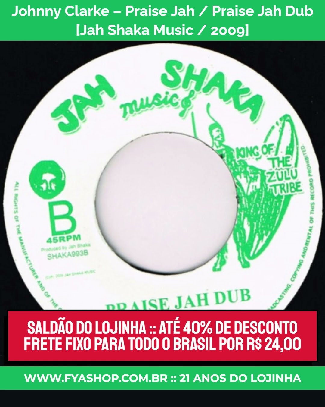 ✨ Jah Shaka – Praise Jah Dub (7