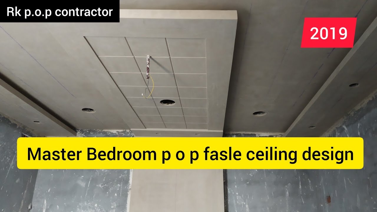 Master Bed Room P O P False Ceiling Design Rk P O P Contractor