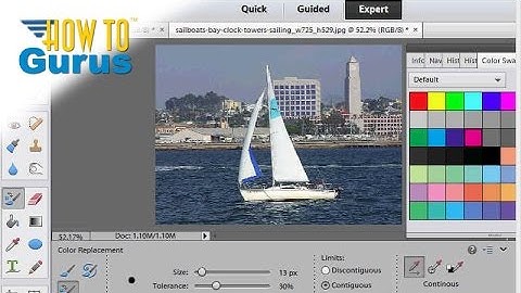 How to Change Color with the Color Replacement Tool in Adobe Photoshop Elements 15 14 13 12 11