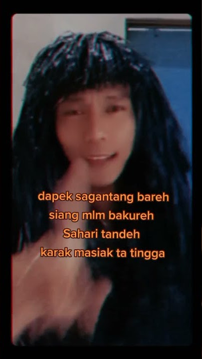 DJ Dapek sagantang bareh lipsing nonga experience luar biasa