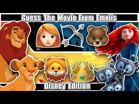 Guess The DISNEY MOVIE From EMOJIS!!!😄🤪😋 DISNEY - LION ...