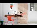 Step by Step - Créer un bureau dressing bimatière