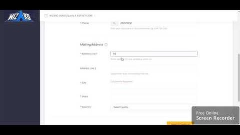 Wizard Using ASP.Net Core & jQuery