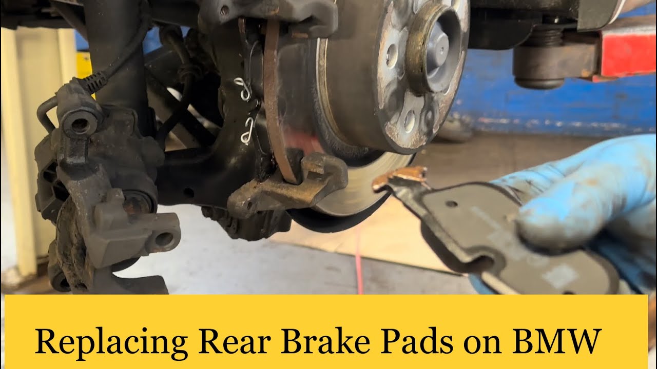 How to replace rear brake pads on BMW YouTube