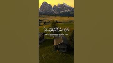 ومن يتق الله يجعل له مخرجا ويرزقه من حيث لا يحتسب 🌱🌹❤️‍🩹🎧 للقارئ سعد_الغامدي #quran #اكسبلور