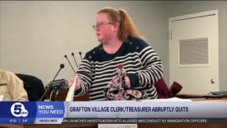 Grafton Village clerk-treasurer accused of failing to pay bills resigns