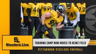 Steelers Live:  Training Camp now shifts to Heinz Field | Pittsburgh Steelers