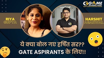 What Did Thermal King say about GATE Aspirants ?| Listen to Him | GATE2023 | Harshit Agarwal Sir