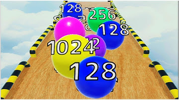 Ball Race, ball run 2048 merge balls rolling run - Gameplay Walkthrough - Max Levels