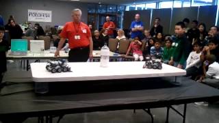 Bottle Robot Sumo, RoboShove Jr. Final 2